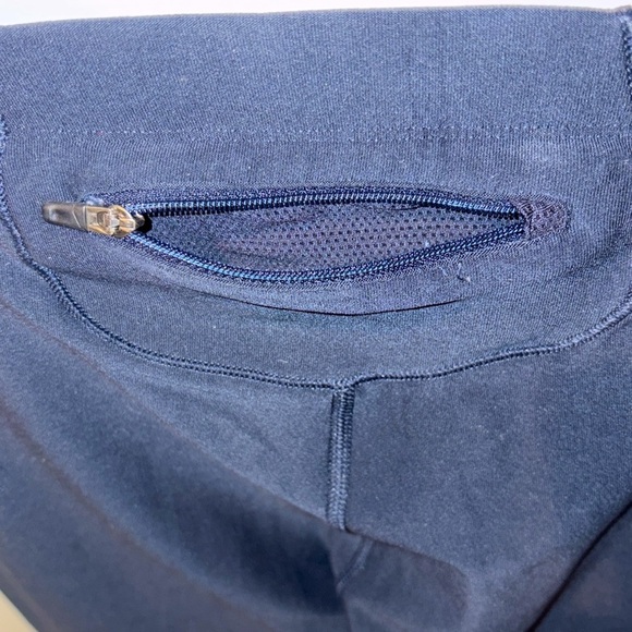 Nike Dri Fit Running Cropped Legging Navy/Blue Size Large - Picture 10 of 15